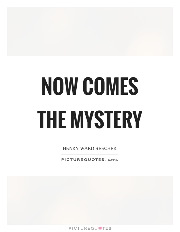 Now comes the mystery Picture Quote #1