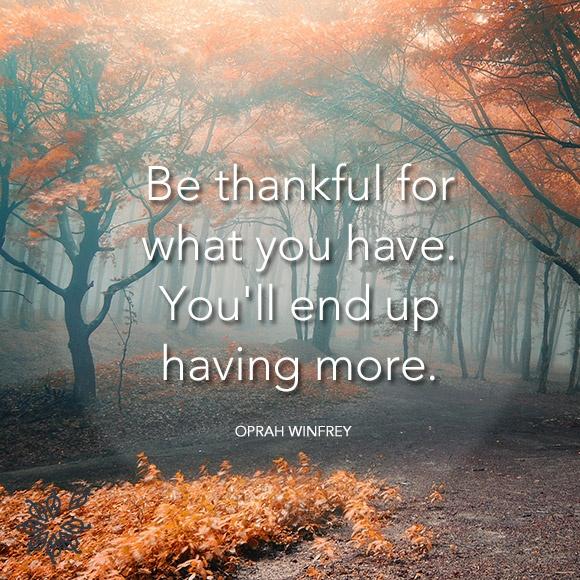 Be thankful for what you have; you'll end up having more. If you concentrate on what you don't have, you will never, ever have enough Picture Quote #2