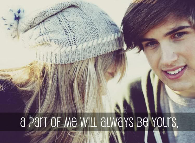 A part of me will always be yours Picture Quote #1