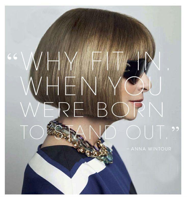 Why fit in when you were born to stand out Picture Quote #2