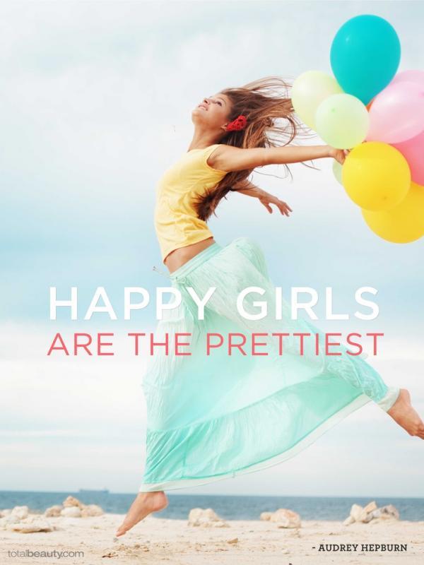 Happy girls are the prettiest Picture Quote #2