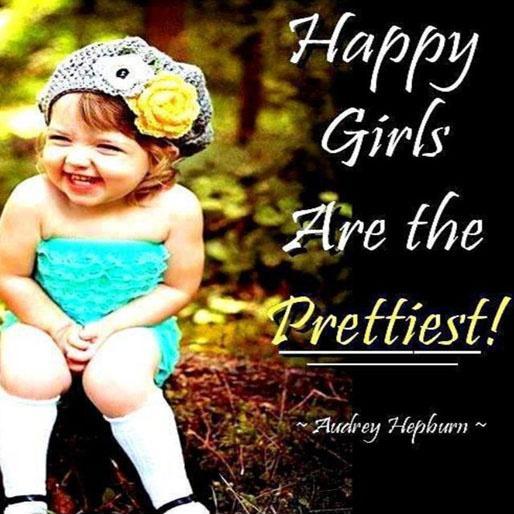 Happy girls are the prettiest Picture Quote #4