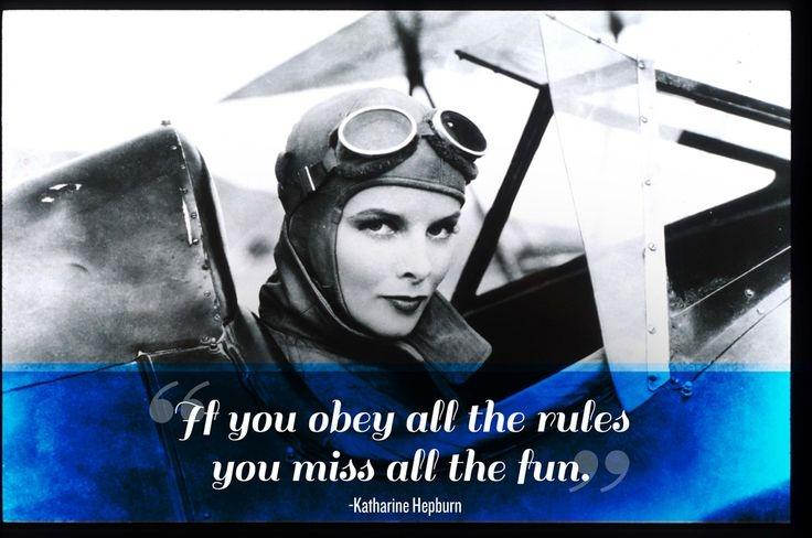 If you obey all the rules you'll miss all the fun Picture Quote #3