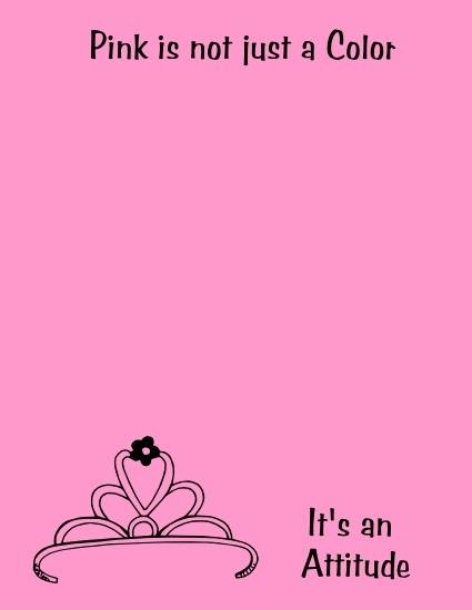 Pink is not just a color, it's an attitude Picture Quote #1