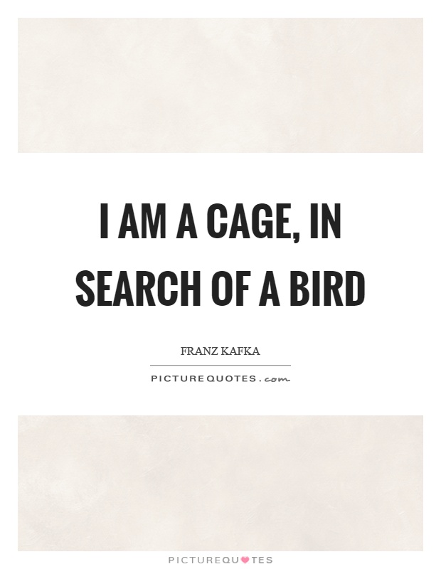I am a cage, in search of a bird Picture Quote #1