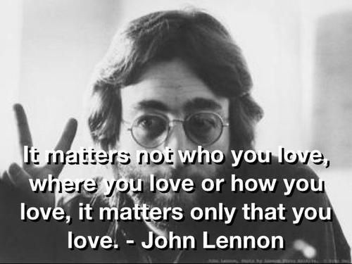 It matters not who you love, where you love, why you love, when you love or how you love, it matters only that you love Picture Quote #2