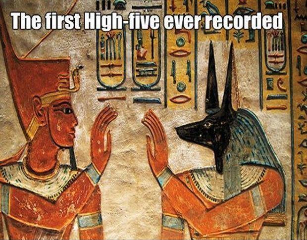 The first high five ever recorded Picture Quote #1