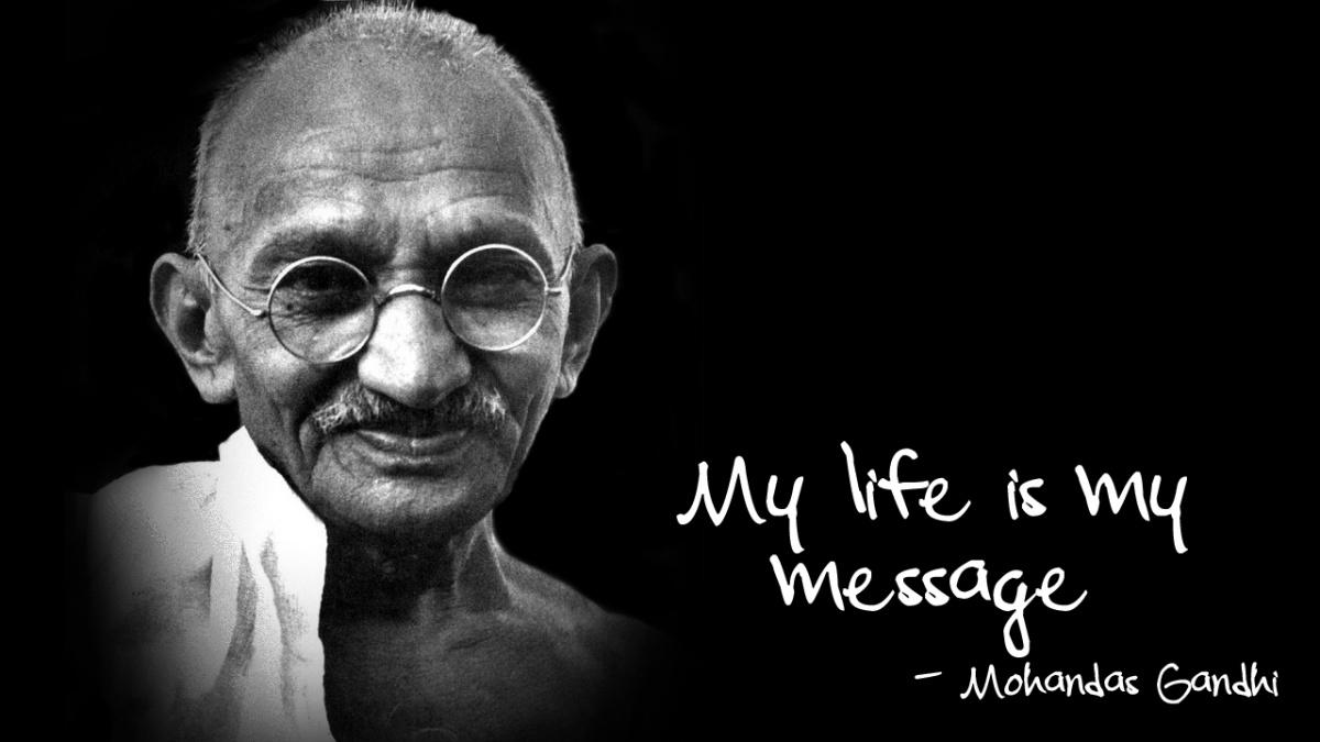 My life is my message Picture Quote #1