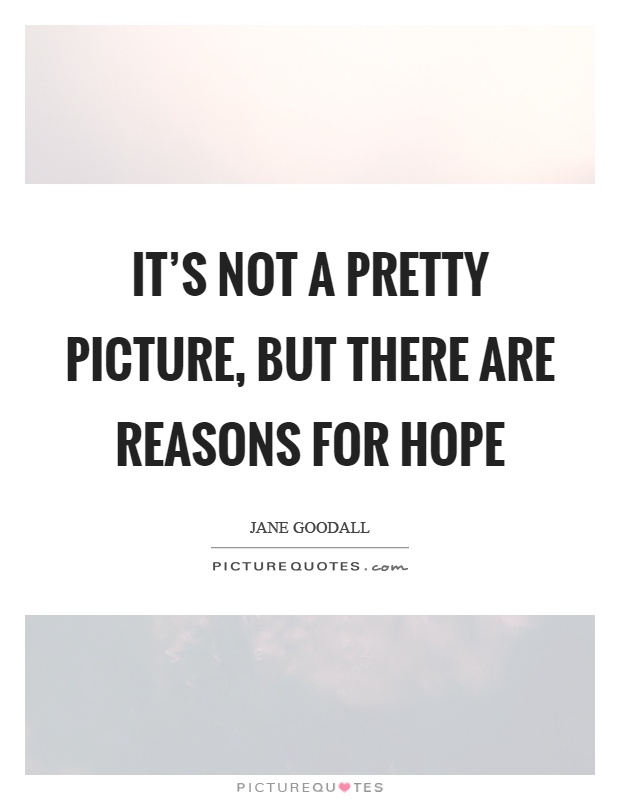 It's not a pretty picture, but there are reasons for hope Picture Quote #1