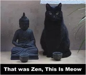 That was Zen, this is meow Picture Quote #1