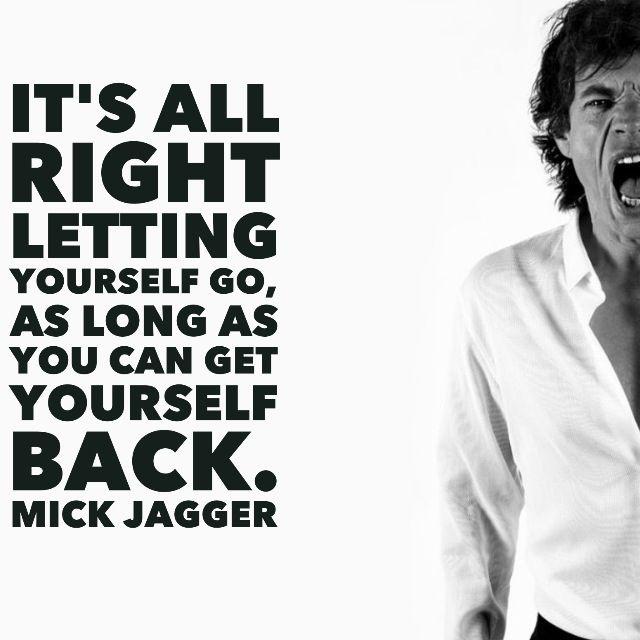 It's all right letting yourself go, as long as you can get yourself back Picture Quote #1