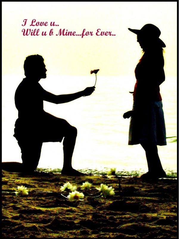 I love you. Will you be mine forever Picture Quote #1
