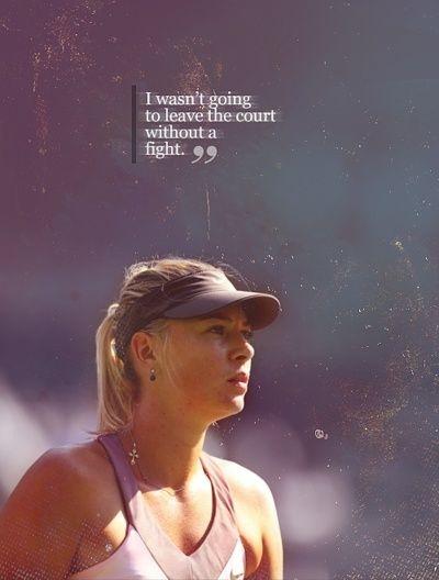 I wasn't going to leave the court without a fight Picture Quote #1