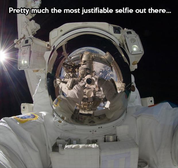 Pretty much the most justifiable selfie out there Picture Quote #1