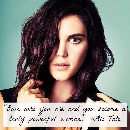 Own who you are and you become a truly powerful woman Picture Quote #1