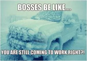Bosses be like... yo are still coming to work, right? Picture Quote #1