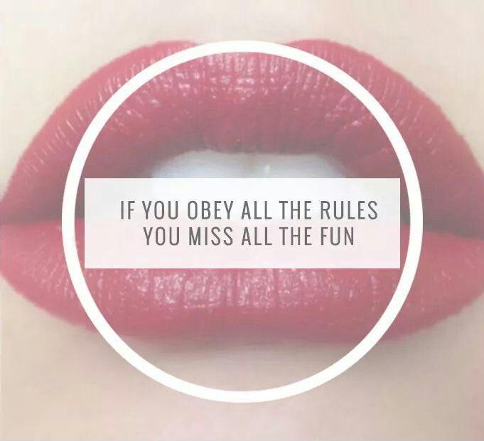 If you obey all the rules, you miss all the fun Picture Quote #2