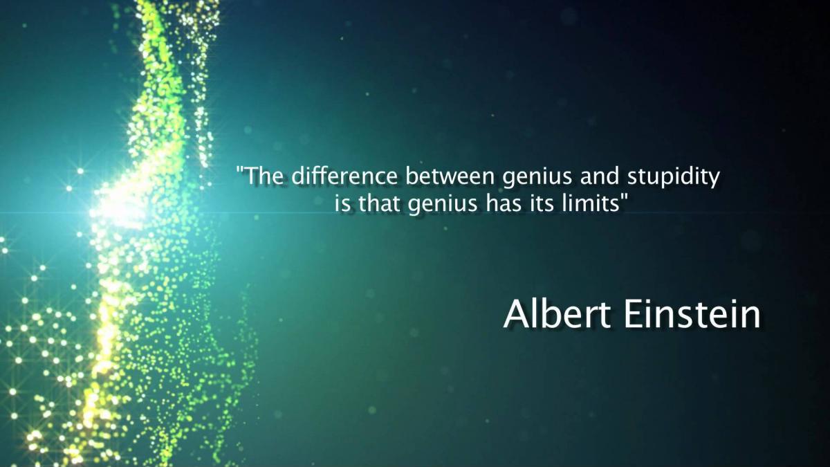 The difference between genius and stupidity is that genius has its limits Picture Quote #1