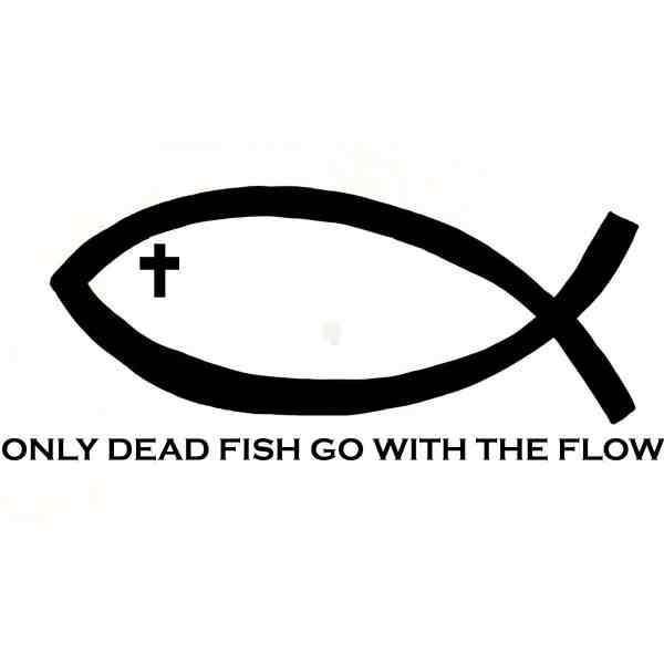 Only dead fish go with the flow Picture Quote #4