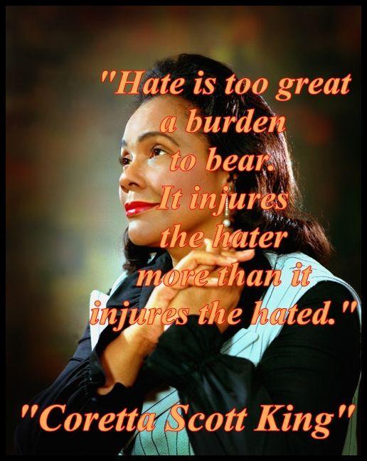 Hate is too great a burden to bear. It injures the hater more than it injures the hated Picture Quote #1