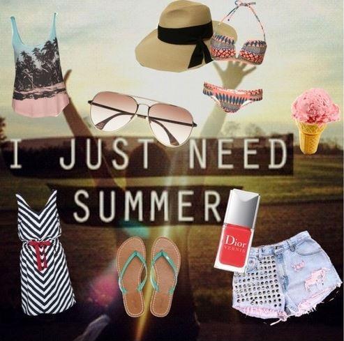 I just need summer Picture Quote #1