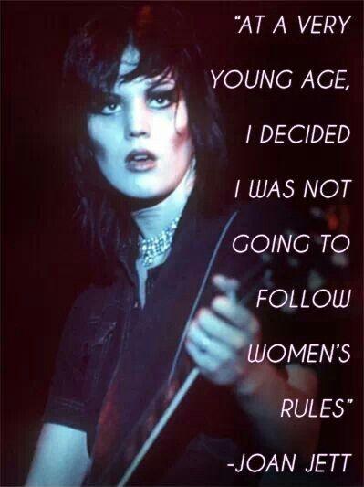 At a very young age I decided I was not going to follow women's rules Picture Quote #1