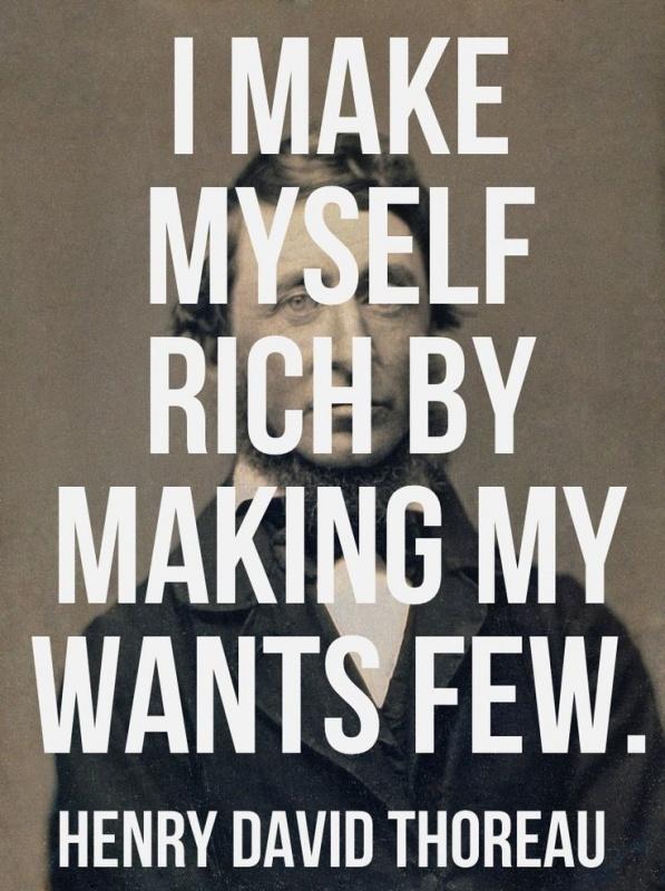 I make myself rich by making my wants few Picture Quote #1