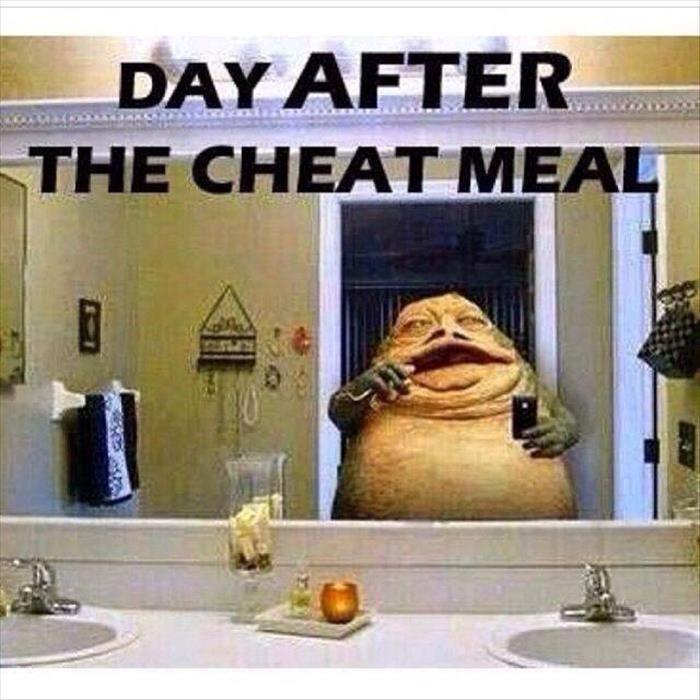 Day after cheat meal Picture Quote #1