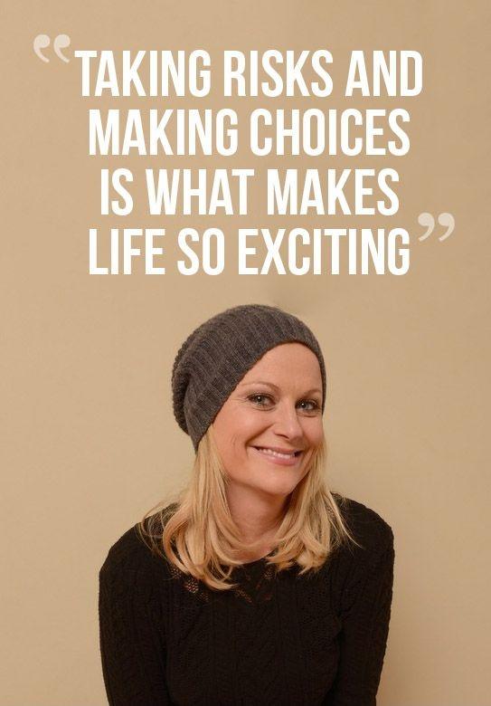 Taking risks and making choices is what makes life so exciting Picture Quote #1