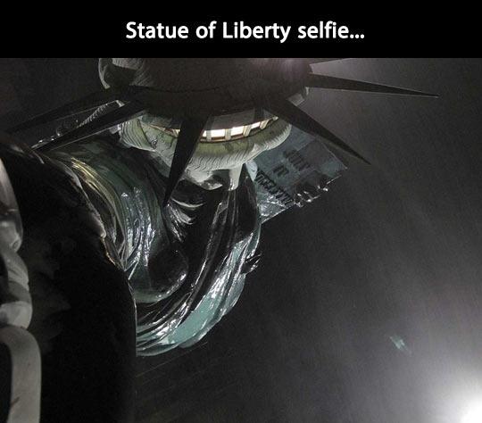 Statue of Liberty selfie Picture Quote #1