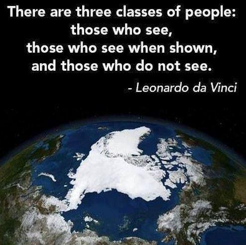 There are three classes of people: those who see, those who see when they are shown, those who do not see Picture Quote #1
