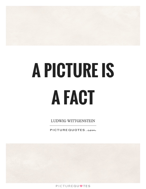 A picture is a fact Picture Quote #1