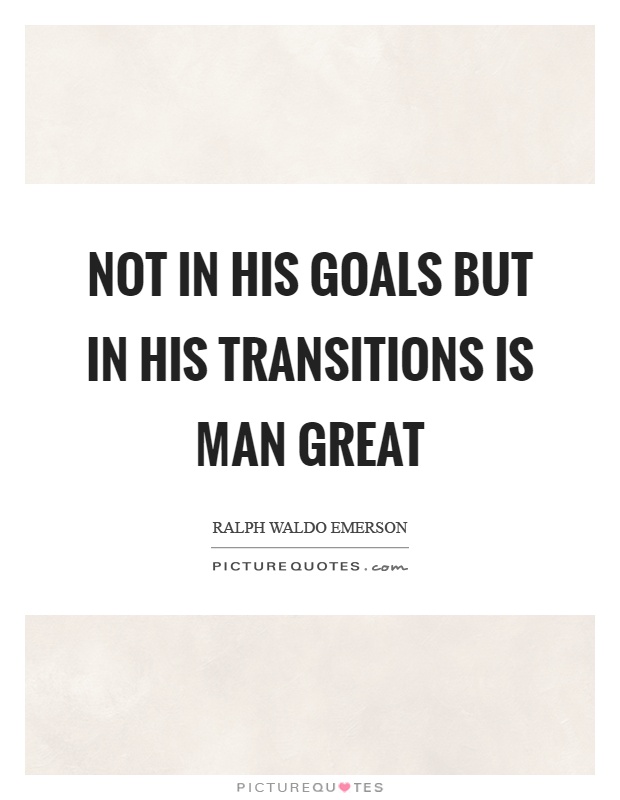 Not in his goals but in his transitions is man great Picture Quote #1