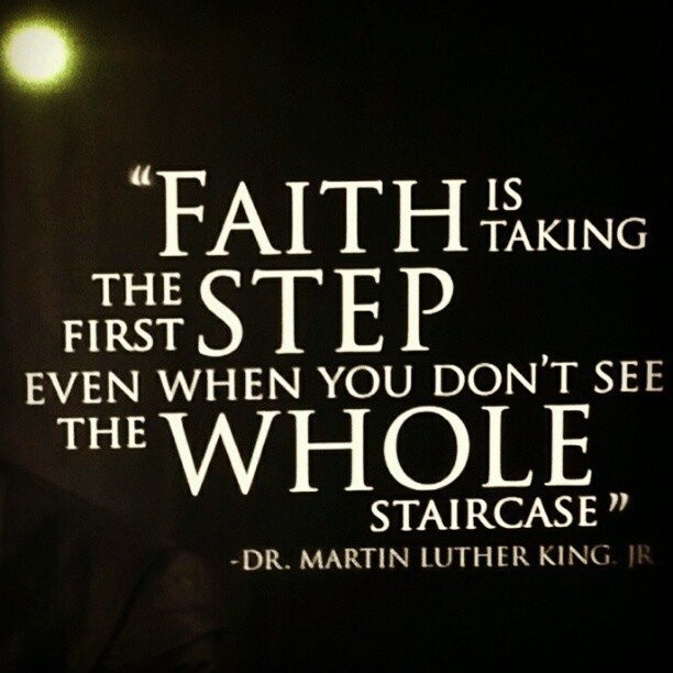 Martin Luther King Jr Quote Faith 1 Picture Quote #2