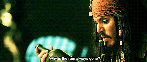 Captain Jack Sparrow Rum Quote 1 Picture Quote #1