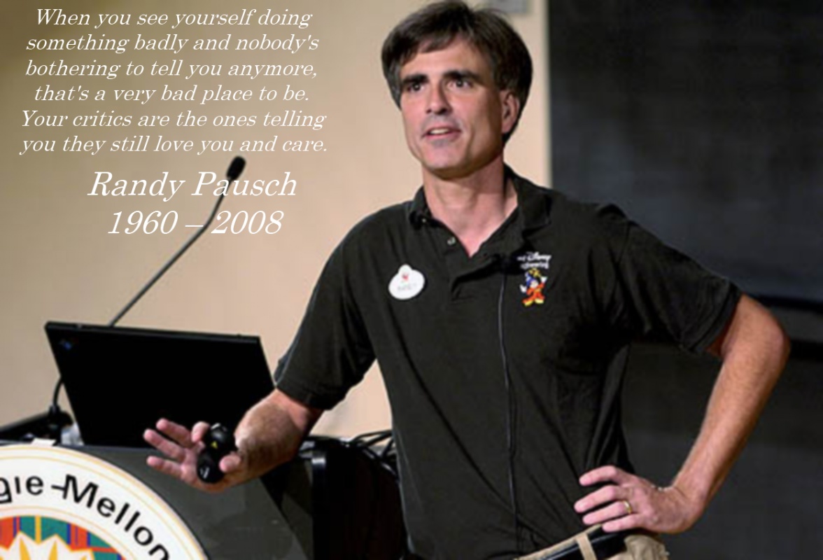 Randy Pausch Quote 8 Picture Quote #1
