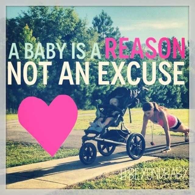 A baby is a reason not an excuse Picture Quote #1
