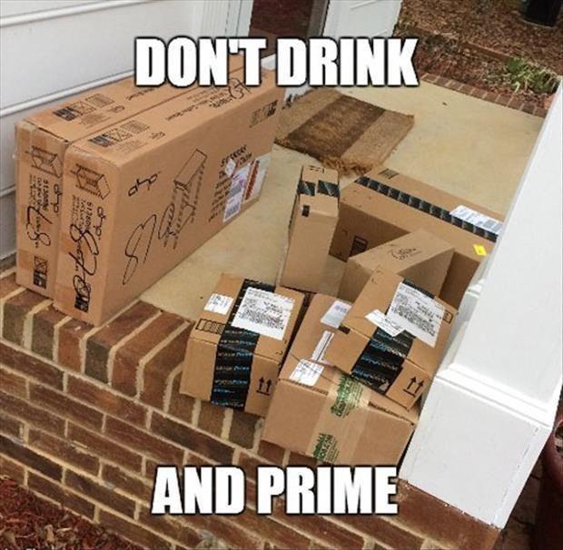 Don't drink and prime Picture Quote #1