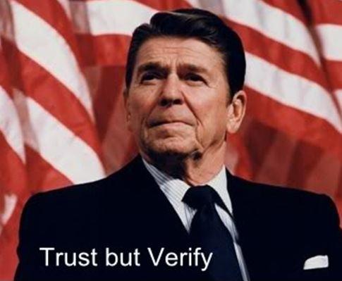 Trust, but verify Picture Quote #1