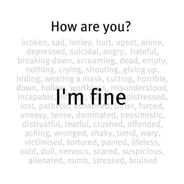 How are you? I'm fine Picture Quote #1