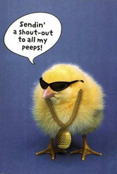 Sending' a shout-out to all my peeps Picture Quote #1