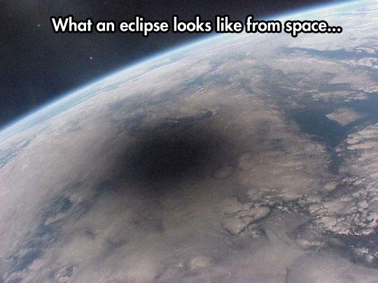 What an eclipse looks like from space Picture Quote #1