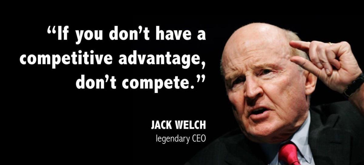 If you don't have a competitive advantage, don't compete Picture Quote #1