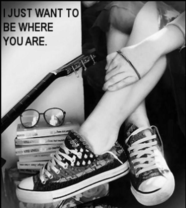 I just want to be where you are Picture Quote #1