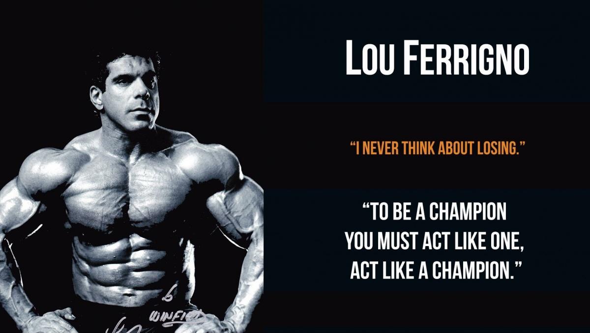 I never think about losing. To be a champion you must act like one, act like a champion Picture Quote #1