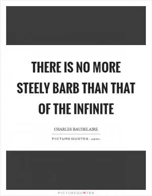 There is no more steely barb than that of the Infinite Picture Quote #1
