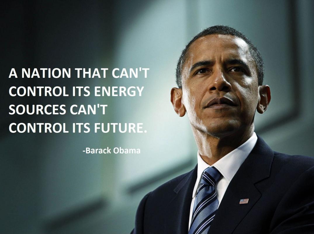 A nation that can't control it's energy sources can't control it's future Picture Quote #1