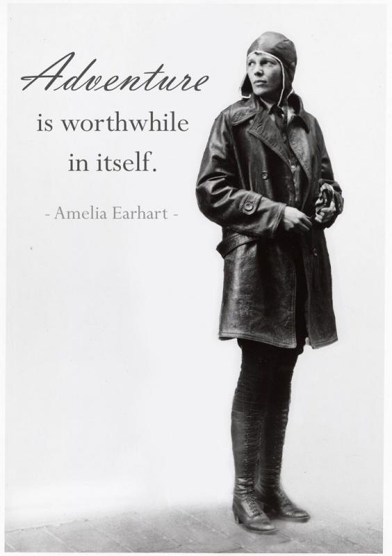 Adventure is worthwhile in itself Picture Quote #1