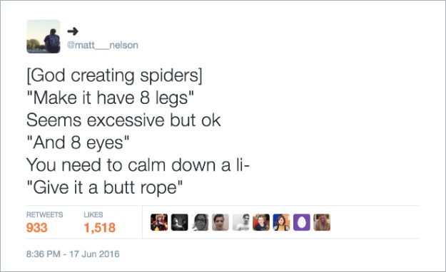 God creating spiders Picture Quote #1