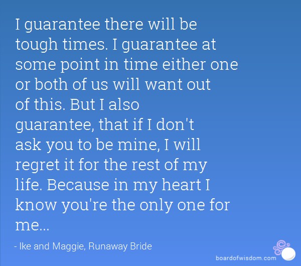 Runaway Bride Quote | Quote Number 691216 | Picture Quotes